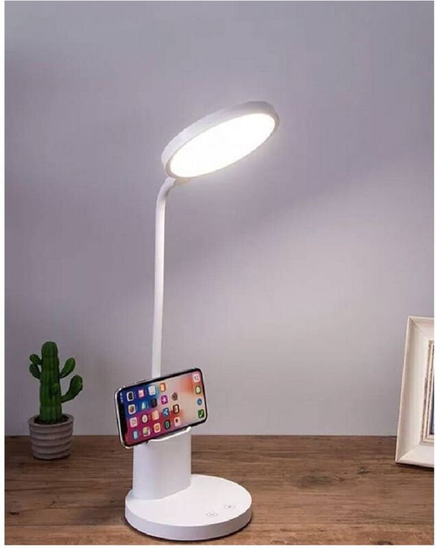Trade Shop - flexible led-tischlampe, wiederaufladbarer handyhalter, dimmbar, 10W LS-TD01 -