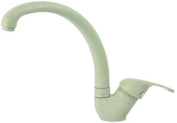 Gattoni Rubinetteria - Traditioneller Küchenmischer mit verstellbarem Auslauf, Hafer Granit Farbe Gattoni Giove 0210/PCB...