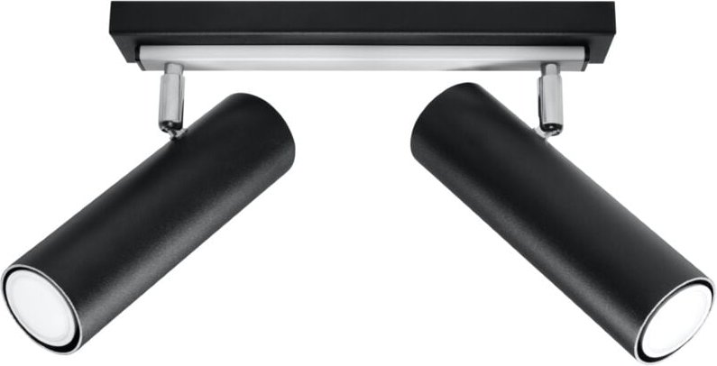 Direzione - 2 Light Spotlight Bar Schwarz, GU10 - Sollux