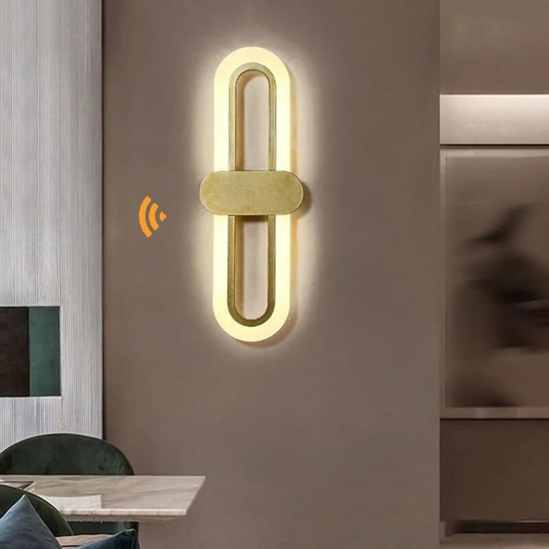 LED-Wandleuchte mit Bewegungsmelder, Acrylglas, weißes Licht, für Kinder, Flur, Treppenhaus