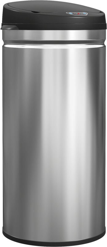 42 Liter Sensor-Mülleimer mit Soft-Close-Funktion, berührungsfreier Abfalleimer aus Edelstahl für hygienische Küchen