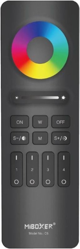 Fernbedienung - rgb + cct - 4 Zonen - rf 2.4Ghz Mi Light C5
