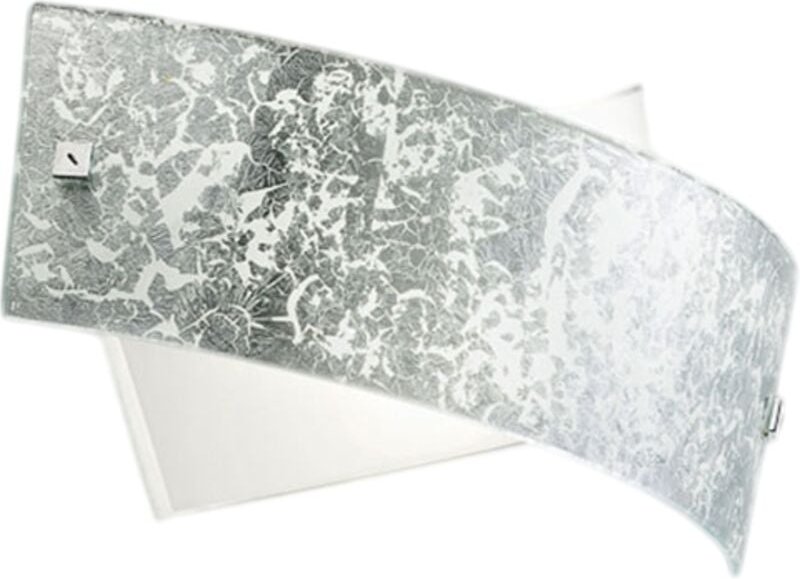 Camilla - Silberne Wandleuchte 2XE14 max 2X28W IP20 - LED-Wandleuchte im modernen Design 34x20cm - Gea Luce