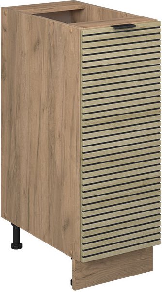 Apothekerschrank Fame-Line, Eiche Paneel, 30 cm ohne Arbeitsplatte, Vicco