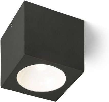 Ohne sq Deckenleuchte weiß Glas transparent 230V led 6W IP65 3000K