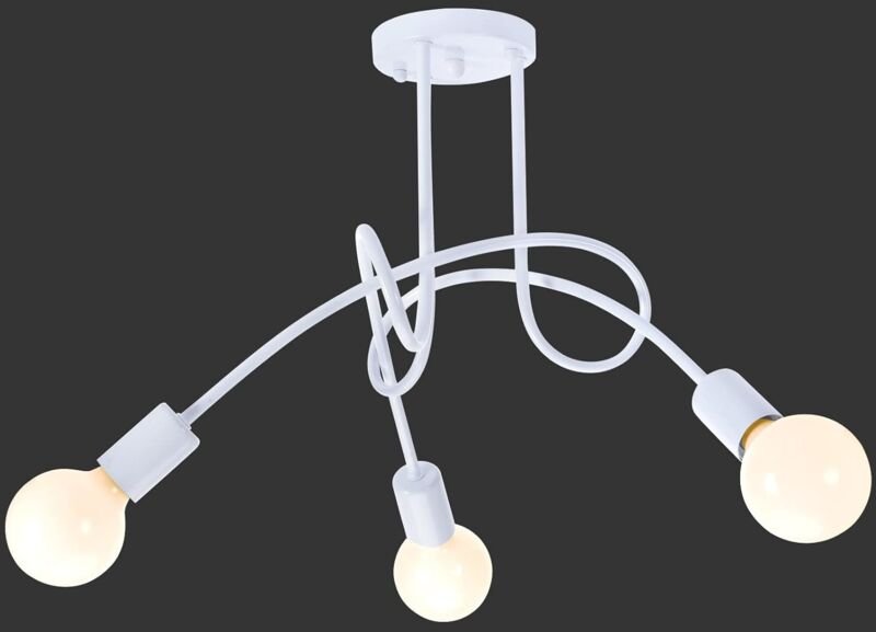 Comely - Retro-Industrielle Hängeleuchte, Moderner Schmiedeeisen-Deckenleuchte für Wohnzimmer, Schlafzimmer, Küche, Balk...