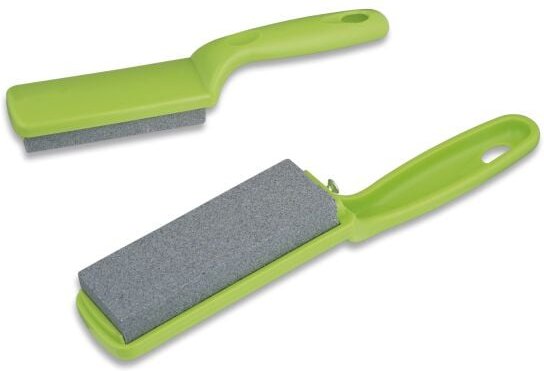 Martinez Albainox - Schärfstein mit Mango abs Top-Besteck, farbig sortiert, Größe 10 x 3,5 cm