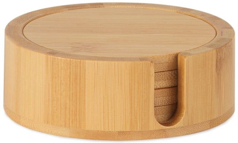 Glas + Bambus-Küchenglas 600 ml MS72136 – Andrea House