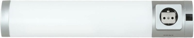 Licht-erlebnisse - led Unterbauleuchte mit Schalter und Steckdose kaltweiß blendarm für Küche Wandlampe