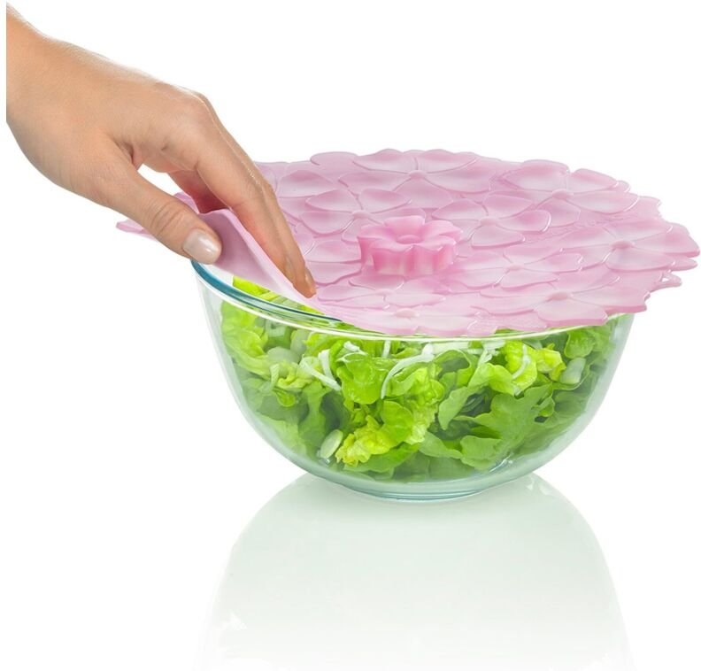 Geranium 23 cm Silikon-Deckel Pink - Charles Viancin