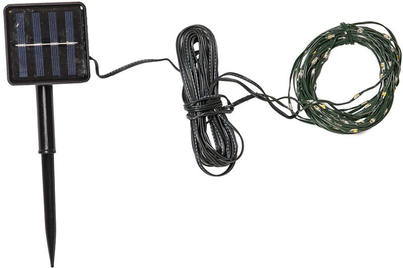 Solarlichterkette Dew Drop Micro, Lichterkette, Solar, Grün, Außenbereich, Warmweiß, 7,4 Meter - Star Trading