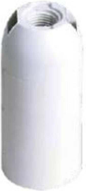 GSC - 101530000 Einfacher thermoplastischer Lampenhalter E14 Weiß