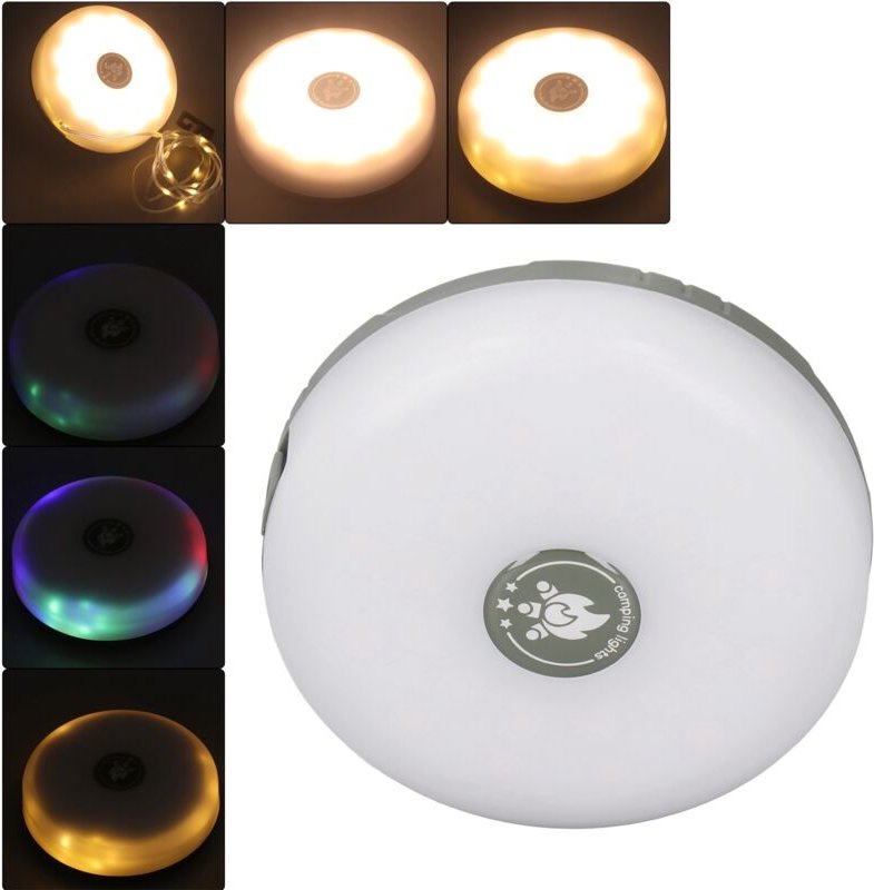 Camping-Lichterkette, mehrere Modi, flexibel, wasserdicht, über usb wiederaufladbar, Outdoor-Lichterkette für Wandern im...