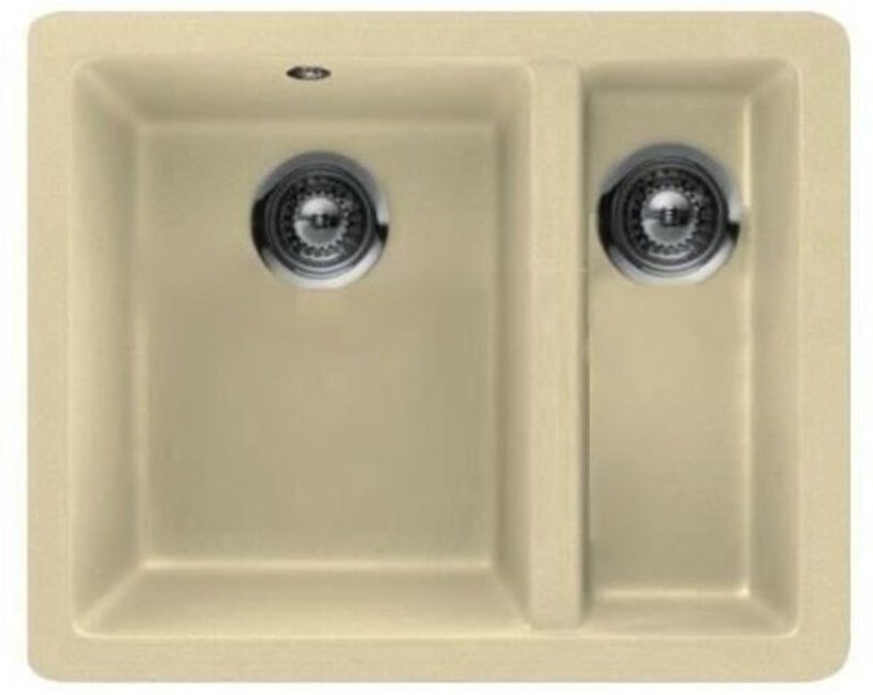 Spülbecken - Teka - Radea 550.370 - Synthetisch - Beige - 2 Becken - Rechteckig