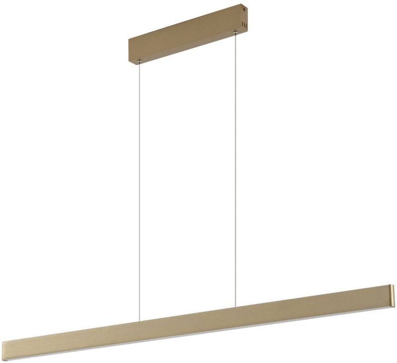 Smart Home Pendelleuchte "Mylosh" aus Aluminium dimmbar mit Fernbedienung für Wohnzimmer & Esszimmer von Lucande