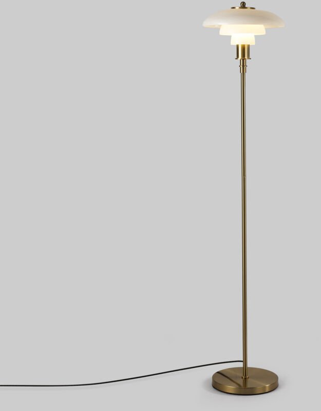 Designer-Stehlampe "Marshal" - Glasschirm - E27