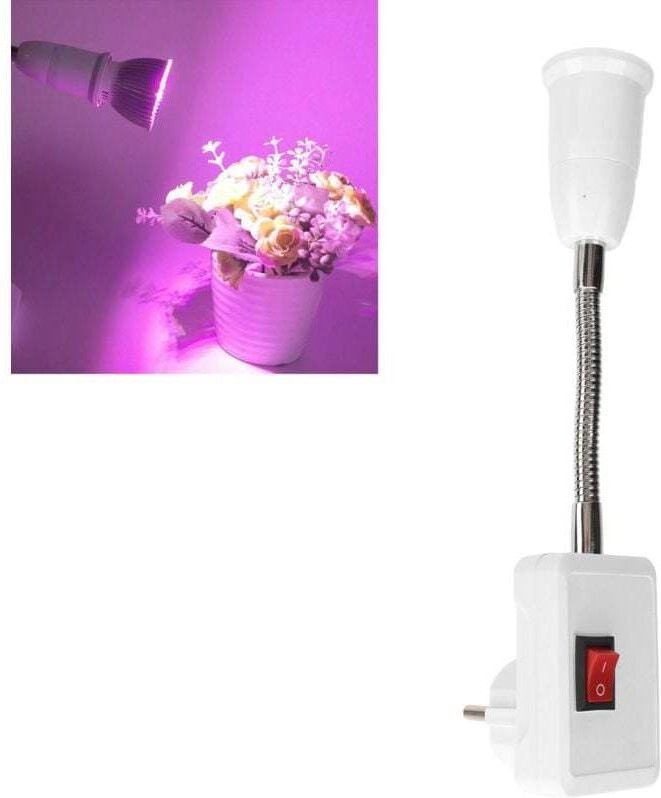 Universeller Verlängerungsadapter E27 Steckerkonverter Steckerkonverter mit Schalter AC110-230V--