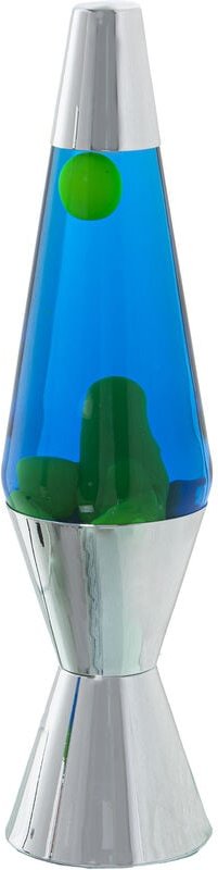 Metall Lava glänzend flüssiges Metall grün/blau + Ersatzlampe