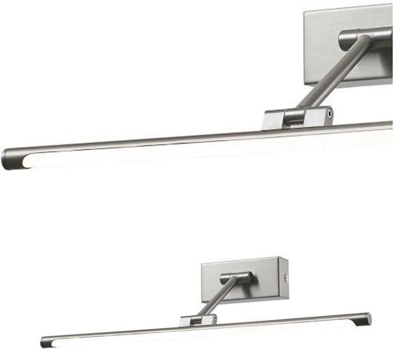 Garrix - Moderne LED-Bilderlampe Satin Nickel, Warmweiß 3000K 560lm - Italux