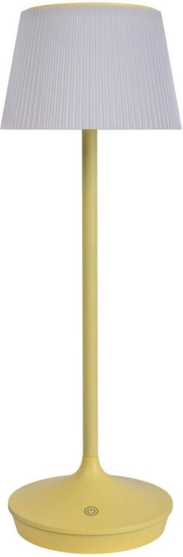 Naeve EMMI Wiederaufladbare dimmbare LED-Solar-Außenlampe, tragbar, Gelb, 3100–6700 K, IP44, Berührungssensor