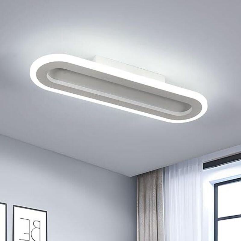 COMELY Moderne LED-Wandleuchte, weiß, 40 cm, 14 W, 1575 lm, kaltweißes Licht (6500 K), für den Innenbereich, Wohnzimmer,...