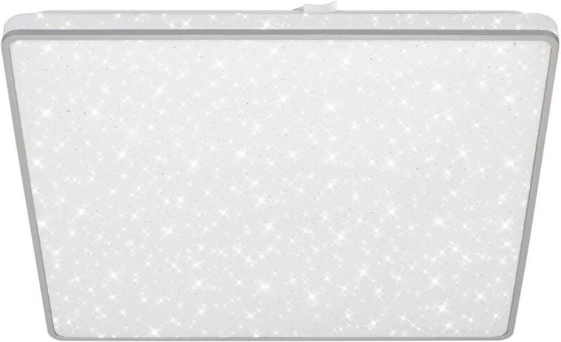 Brilo - led Deckenleuchte Deckenlampe Sternenhimmel Backlight flach 24W chrom ner