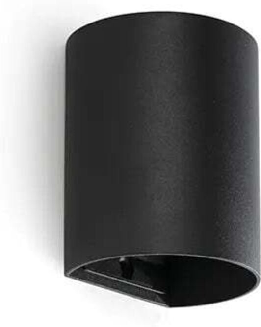 Sole glatte schwarze Wandleuchte mit Schalter 40523