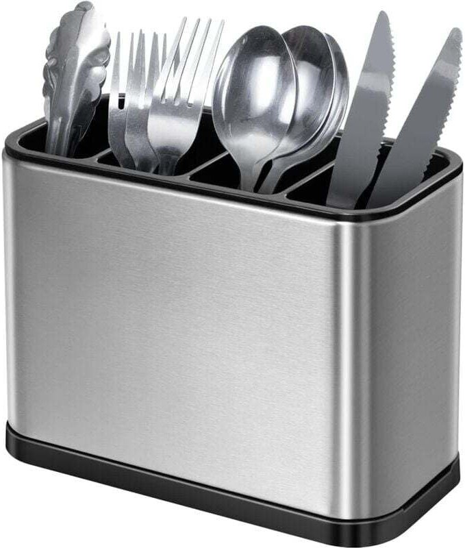Besteckhalter für Küche, Esszimmer, Abtropfschale, Besteckkasten für Küchenutensilien, Besteckorganizer, Wagenhalter, Sp...