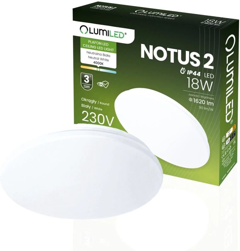 LED Deckenleuchte Aufbau 18W Rund IP44 33 cm