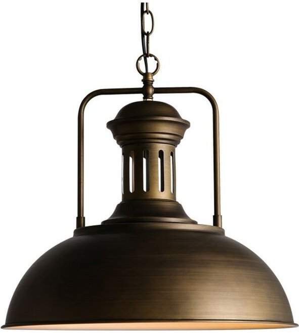 Industrie Retro Pendelleuchte Kreative Nostalgische Lampenschirm Verstellbarer Hängelampe 1Pcs Bronze