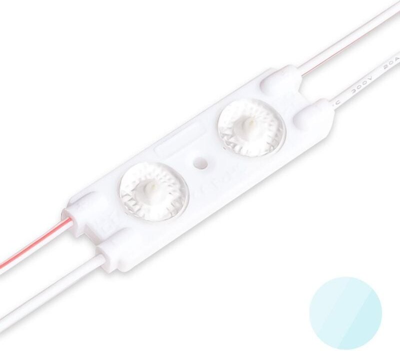 LED Modul 1W 12V 175° IP67 - Lichtfarbe: Kaltweiß 6500K