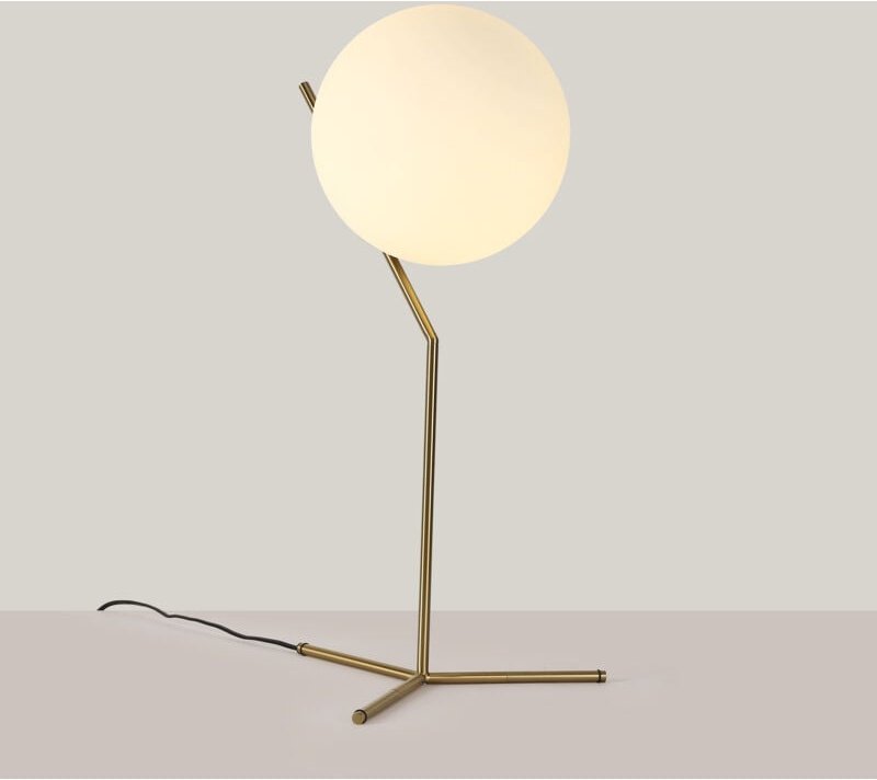 Glaskugel-Tischlampe "nola" - E27 - ø 25cm