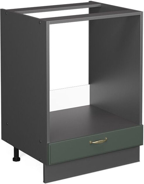 Vicco - Herdumbauschrank Fame-Line, Grün-Gold Landhaus, 60 cm ohne Arbeitsplatte