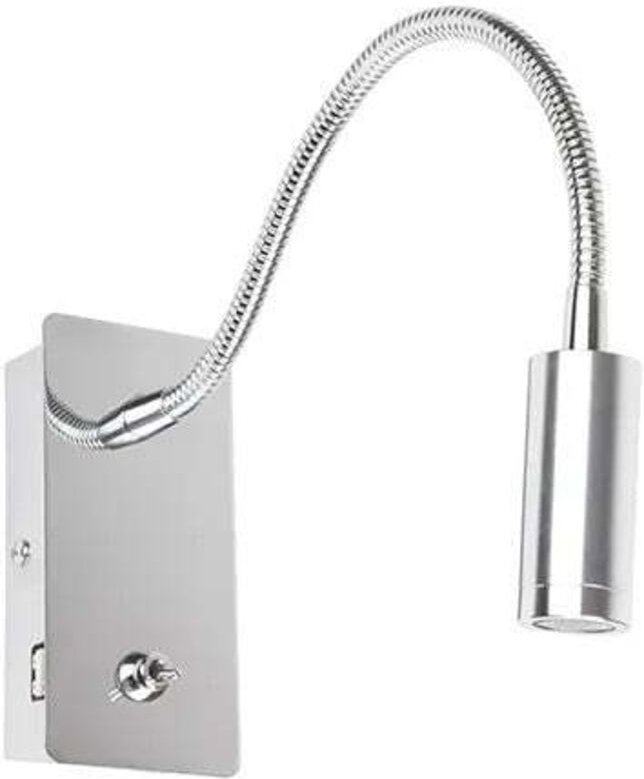 Thumbnail - Juliet Chrom-Tischlampe mit usb und verstellbar 41025NA