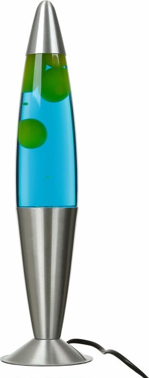 Frische Lavalampe Blau Wachs Gelb Retro Design JENNY