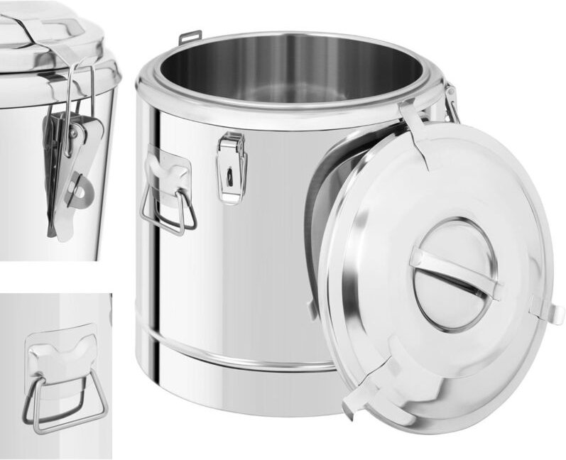 Thermobehälter Edelstahl Thermobox Warmhaltebehälter Speisen Thermoport 32 l