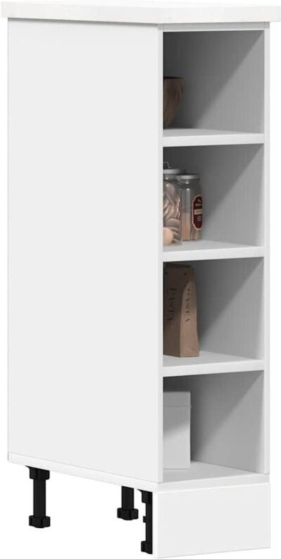 Unterschrank Riga Weiß 20x44,5x81,5 cm Holzwerkstoff Vidaxl