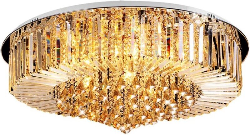 Kristall Kronleuchter, Luxus Deckenleuchte Gold Kristall Lampe Luster Chandelier Leuchteresstisch Lampe, Deckenlampe Vin...