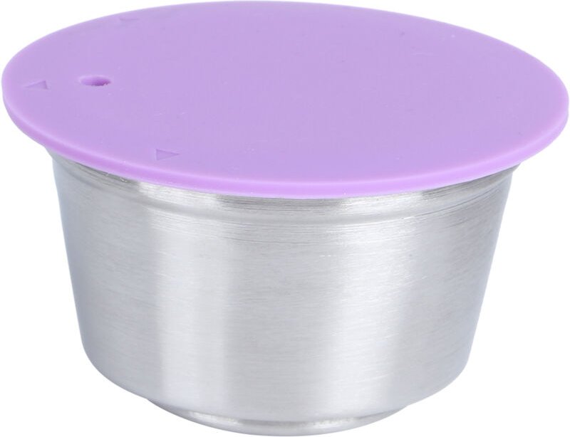 RASTKY Nachfüllbare Edelstahl-Kaffeekapsel, einfach zu bedienen, ideal für Kaffeeliebhaber, geeignet für den Heimgebrauc...