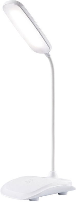 Dreistufig dimmbare LED-Leseleuchte mit Touch-Funktion, USB-Ladeanschluss (2400 mAh, weißes Lademodell mit dreistufiger ...