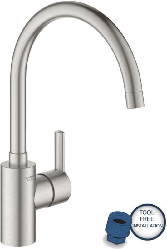 Feel - Spültischarmatur, supersteel 32670DC2 - Grohe