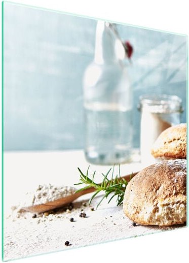 Glasschutzplatte für Herd 50x52 Brot