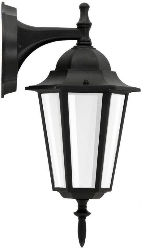 Retro Gartenwandleuchte Liguria E27 IP43 schwarz Goldlux 201935