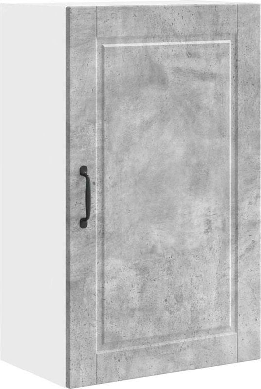 Küchenschrank mit Tür Beton Grau 50 x 31 x 80 cm Holzwerkstoff vidaXL