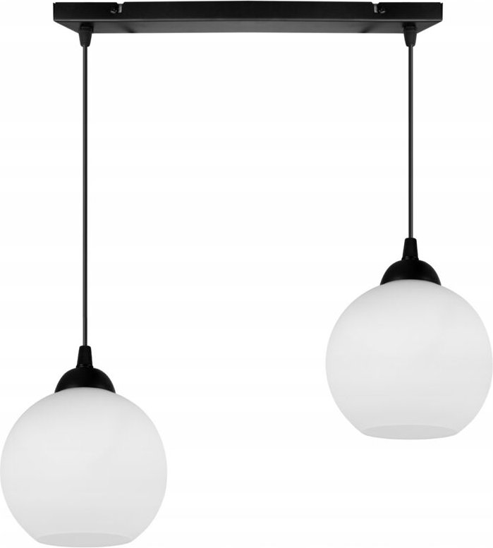 Klassische Metall-Hängelampe Mit Glasschirm