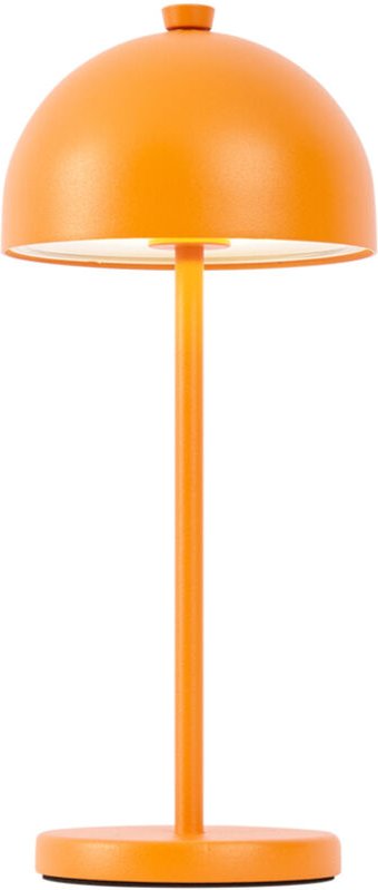 Tischleuchte Orange inkl. led IP54 Wiederaufladbar mit Ladestation - Squirrel