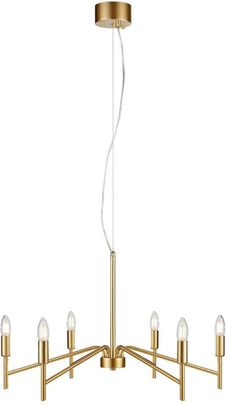 Markslojd - monarch Multi-Arm-Deckenanhänger 6 Licht lackiertes Gold