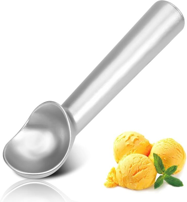3-teiliges Eisportionierer-Set mit komfortablem Griff und einfacher Entnahme, professioneller Eisportionierer aus Metall...