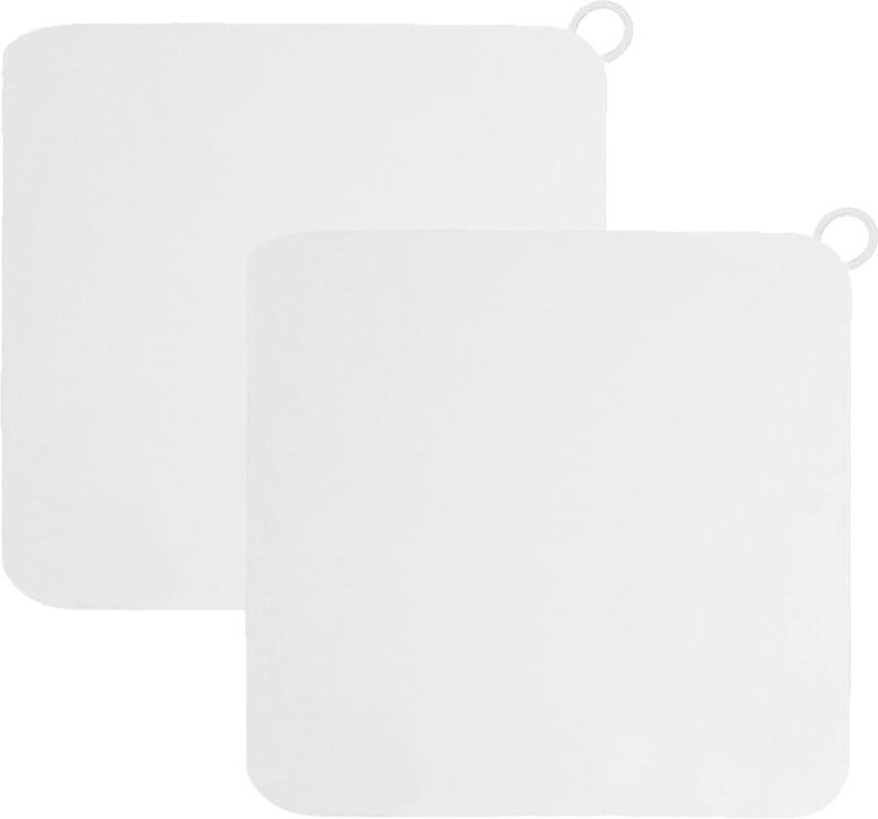 2 Stück quadratische Silikon-Abflussstopfen-Abdeckung gegen Gerüche, Küchenspülenstöpsel, Abflusshaarfänger für Küchen, ...