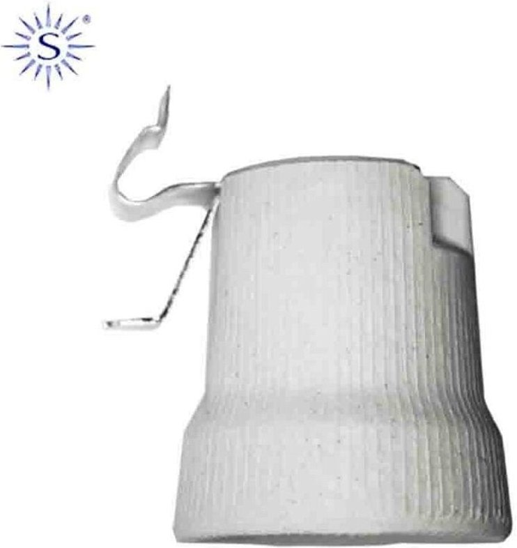 EDM - Solera Porcelana E-27 Lampenfassung für Decken (geschrumpft)
